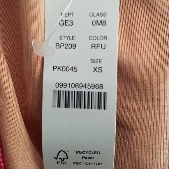 J Crew Womens Size XS Heritage 1989 High Leg Bikini Bottom Pink Stretch BP209 - Picture 5 of 5